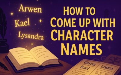 How to Come Up with Character Names: A Comprehensive Guide