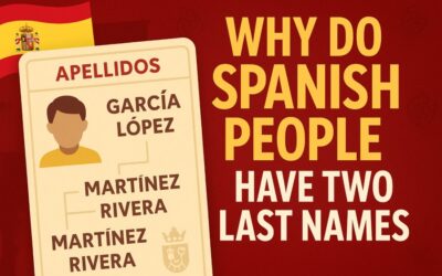 Why Do Spanish People Have Two Last Names?