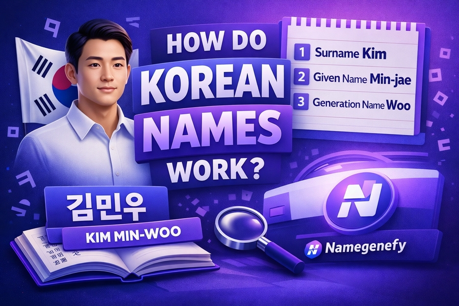 how do korean names work