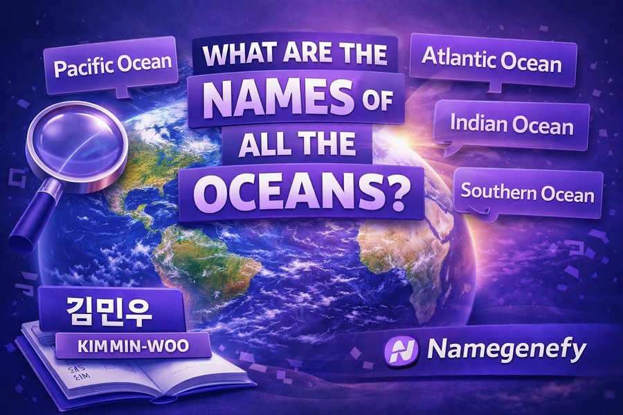 what are the names of all the oceans